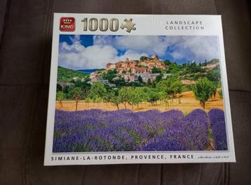 Puzzle King 1000 pièces - Simiane-la-Rotonde, Provence disponible aux enchères