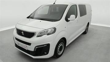 Peugeot Expert 2.0 BlueHDi EAT8 L3 DBLE CAB 6PL. NAVI / CLIM, Auto's, Bestelwagens en Lichte vracht, Gebruikt, 4 cilinders, Wit