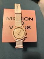 Montre omega swatch rose, Handtassen en Accessoires, Horloges | Dames, Ophalen of Verzenden, Zo goed als nieuw, Swatch