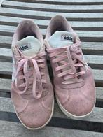 Roze lederen Adidas sneakers maat 34, Adidas, Gebruikt, Meisje, Sportschoenen