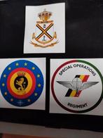 3 stikers armée Belge, Verzamelen, Zo goed als nieuw