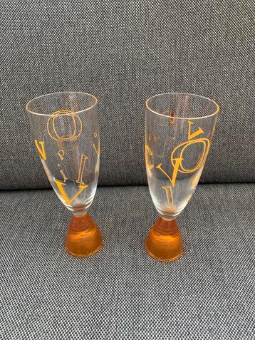 Glas Veuve Clicquot (2 stuks), Ophalen of Verzenden, Zo goed als nieuw