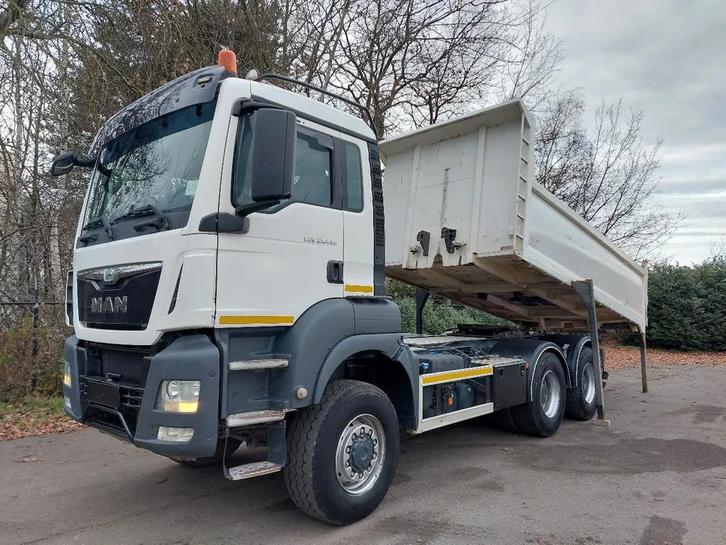 MAN TGS 33.440 6x6 ALLRAD - BL(S) TIPPER-TRACTOR-, Autos, Camions, Entreprise, Achat, Air conditionné, Verrouillage central, Cruise Control