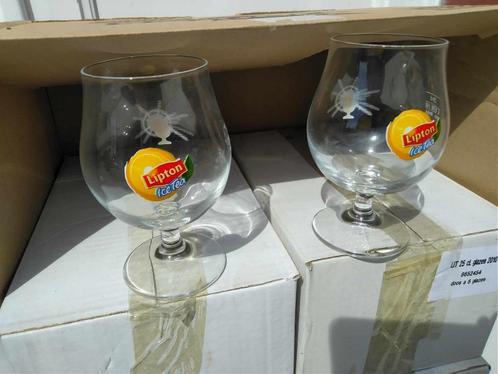 ice tea glazen 1 doos = 6 glazen, Verzamelen, Glas en Drinkglazen, Nieuw, Ophalen