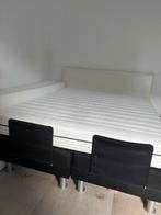 Bed te koop ZONDER matras!!!!!, Huis en Inrichting, Slaapkamer | Boxsprings, Ophalen, Gebruikt, Zwart, 200 cm