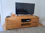 Houten tv-meubel 145x50x50, Minder dan 100 cm, 25 tot 50 cm, 100 tot 150 cm, Eikenhout
