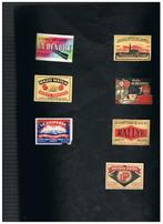 ÉTIQUETTES NINOVE MATCHSTICK, Envoi, Utilisé, Boîtes ou marques d'allumettes