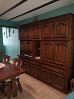 Eetkamer en 6 stoelen in massief eikenhout, Ophalen