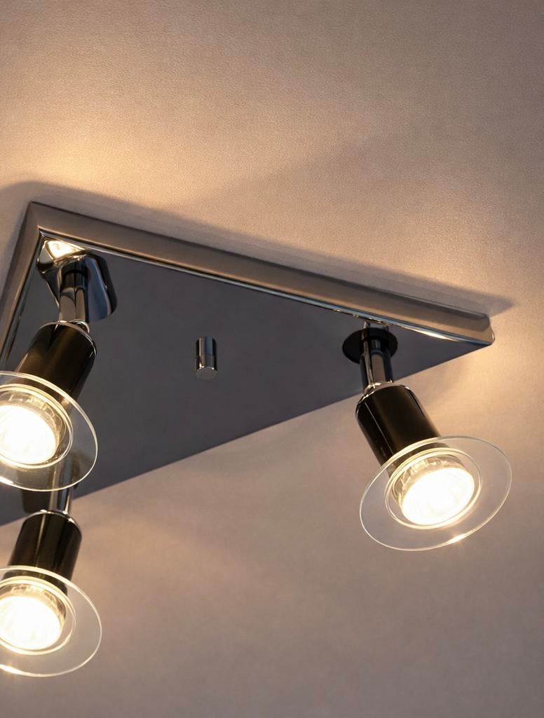 Plafondverlichting, Ophalen, Zo goed als nieuw, Metaal