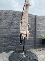 Parasol (3m) met tegels, Tuin en Terras, Parasols, Ophalen, Zo goed als nieuw