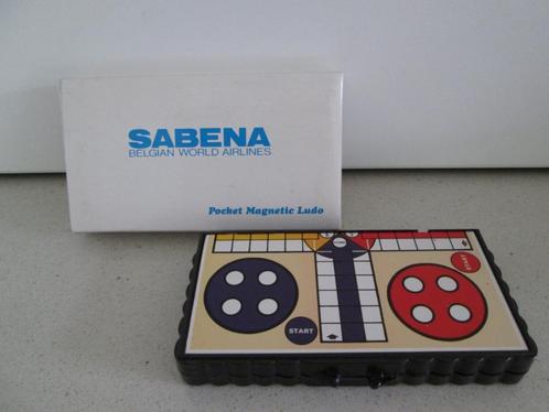 Sabena ; Pocket Magnetic Ludo niet gebruikt, Collections, Aviation, Neuf, Autres types, Enlèvement ou Envoi