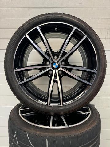 19” BMW 3 SERIE G20 G21 M VELGEN ZOMERBANDEN TPMS RFT 791M, Auto-onderdelen, Banden en Velgen, 19 inch, Gebruikt, Banden en Velgen