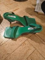 Groene sandaalhakken NA-KD, Kleding | Dames, Na-kd, Zo goed als nieuw, Groen, Sandalen of Muiltjes