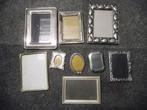 9 cadres photo en argent, Enlèvement ou Envoi, Utilisé