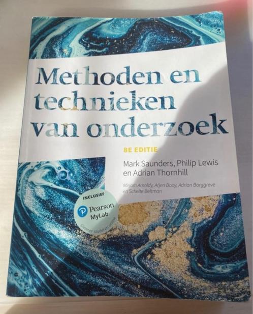 Handboek: Methoden en technieken van onderzoek (8e editie), Boeken, Studieboeken en Cursussen, Gelezen, Hogeschool, Ophalen of Verzenden