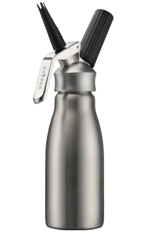 Kayser professionele slagroomspuit 0,50L + 10 gaspatronen, Maison & Meubles, Cuisine | Ustensiles de cuisine, Neuf, Enlèvement