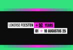1 ticket 06 augustus lokerse feesten, Hobby en Vrije tijd, Feestartikelen, Ophalen, Zo goed als nieuw