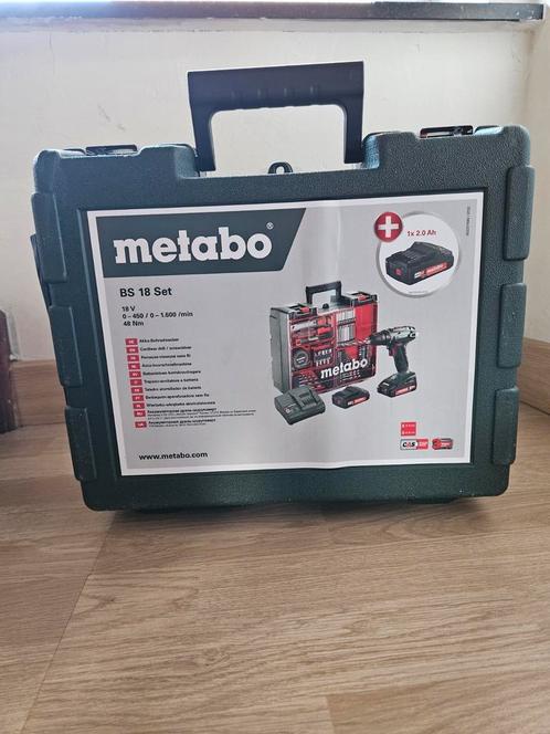 Accu schroefmachine Metabo Nieuwe inclusief 3 Accu's, Doe-het-zelf en Bouw, Gereedschap | Boormachines, Nieuw, Ophalen