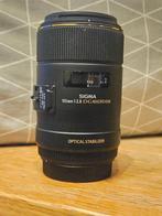Sigma 105mm f/2.8 EX DG OS HSM Macro Canon – Amper gebruikt, TV, Hi-fi & Vidéo, Photo | Lentilles & Objectifs, Enlèvement, Comme neuf