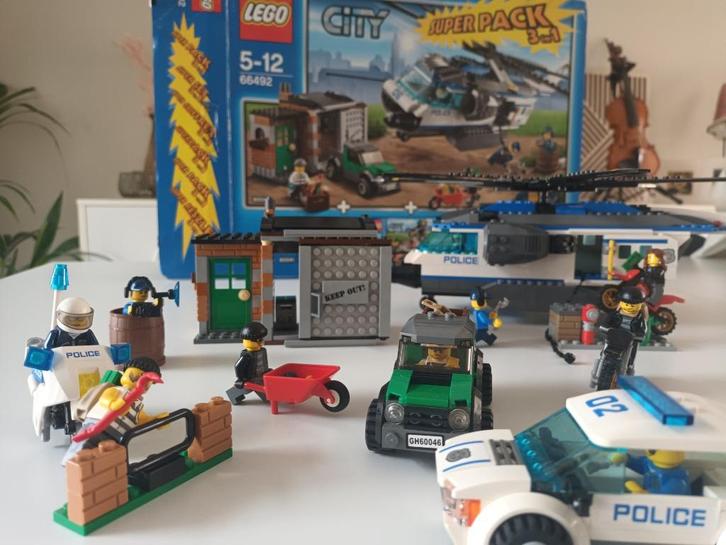 LEGO City Superpack 66492 – met doos en handleidingen, Kinderen en Baby's, Speelgoed | Duplo en Lego, Zo goed als nieuw, Lego
