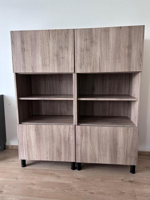 Opbergkasten Ikea Besta, Huis en Inrichting, Kasten | Wandmeubels, Gebruikt, 100 tot 150 cm, Minder dan 150 cm, 25 tot 50 cm, Met deur(en)