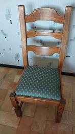massief eiken stoelen, 6 stuks, 100% nieuwstaat., Antiek en Kunst, Ophalen