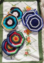 6 maniques🌻 RETRO de cuisine🌻 ( faits main), Enlèvement ou Envoi, Comme neuf, Casserole ou poêle