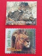 Afrique du Sud 2001-2007 - animaux sauvages - lion,leopard, Timbres & Monnaies, Timbres | Afrique, Affranchi, Enlèvement ou Envoi