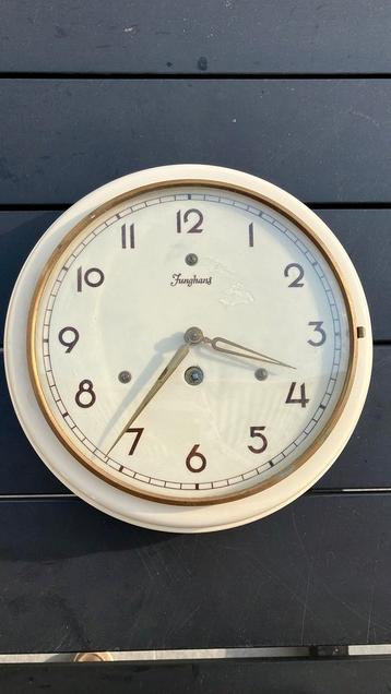 Vintage Junghans wandklok keramiek beschikbaar voor biedingen