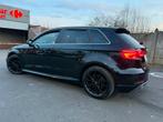 Audi A3 Sline 1.6 diesel jaar 2017, Auto's, Voorwielaandrijving, 4 cilinders, Zwart, Bedrijf