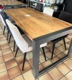 Eettafel, Huis en Inrichting, Tafels | Eettafels, Ophalen, Gebruikt, 50 tot 100 cm, Landelijk