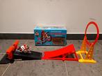 Vintage GAMA Teufelsfahrer Honda 750 – complete set, Kinderen en Baby's, Speelgoed | Racebanen, Opwindmechanisme, Ophalen, Overige merken