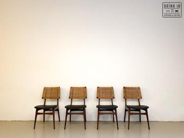 Jensen & Lykkegaard - Vier rotan eetkamerstoelen beschikbaar voor biedingen