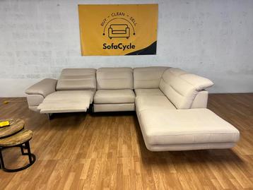 beige hoekzetel met elektrische relaxfunctie – SofaCycle beschikbaar voor biedingen