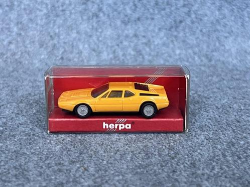 BMW E26 M1 donkergeel / licht oranje Herpa 1:87 OVP, Hobby en Vrije tijd, Modelauto's | 1:87, Gebruikt, Auto, Herpa, Ophalen of Verzenden