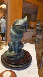 Egyptische kat, Antiek en Kunst, Ophalen, Brons