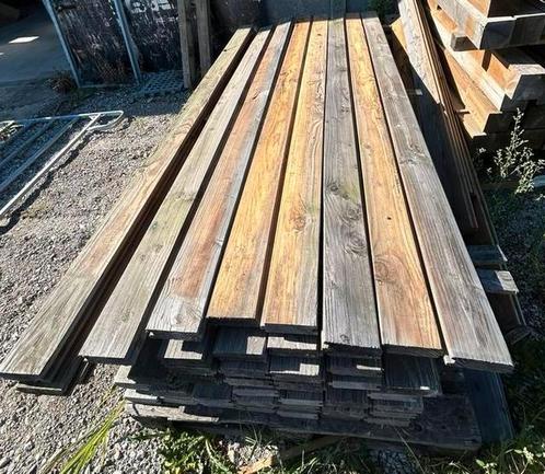 Douglas planken 20 stuks tand/groef, Tuin en Terras, Palen, Balken en Planken, Zo goed als nieuw, Planken, Hardhout, Ophalen