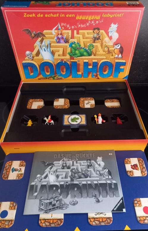 DOOLHOF gezelschapsspel, Hobby en Vrije tijd, Gezelschapsspellen | Bordspellen, Gebruikt, Ophalen of Verzenden