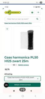 Nieuwe zwarte harmonicadraad 18 meter, Enlèvement