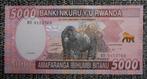 Billet 5000 Francs Rwanda 2014 UNC, Timbres & Monnaies, Série, Enlèvement ou Envoi, Autres pays