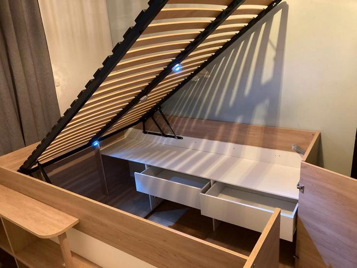 Lit mi-haut avec tiroir de rangement, Maison & Meubles, Chambre à coucher | Lits, Enlèvement