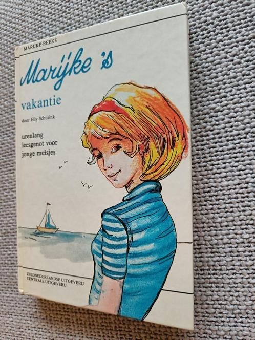 Jeugdboek: Marijke's vakantie - Elly Schurink, Livres, Livres pour enfants | Jeunesse | 10 à 12 ans, Utilisé, Fiction, Enlèvement ou Envoi