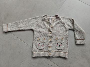 gilet meisje met schattige konijntjes beschikbaar voor biedingen