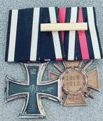 Duits IJzerenkruis Hindenburgkruis oudstrijder 14/18 spange, Ophalen of Verzenden