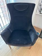 Fauteuil IKEA strandmon noir, Huis en Inrichting, Ophalen, Gebruikt, Minder dan 75 cm, 75 tot 100 cm
