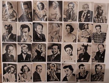 lot van 38 vintage ruilkaarten Belgian Chewing Gum Ltd S.A. beschikbaar voor biedingen