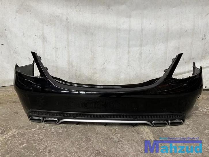 MERCEDES C KLASSE W205 AMG C63 zwart achterbumper 2013-2021, Auto-onderdelen, Carrosserie, Bumper, Mercedes-Benz, Achter, Gebruikt