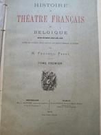 Frédéric Faber - Histoire du théâtre français en Belgique, Gelezen, Ophalen of Verzenden, Frédéric Faber, Toneel