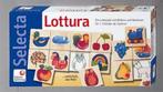 Puzzle en bois Lottura Selecta 3 + 24 pièces, Enlèvement ou Envoi, 2 à 4 ans, Utilisé, 10 à 50 pièces