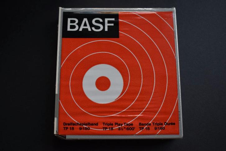 10 X BASF TP 18 Reel Tape - 9/180 - ½ "600 - NOS SEALED - -, Audio, Tv en Foto, Bandrecorder, Onderdeel, Ophalen of Verzenden